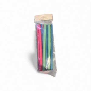 5/$25 Vibrant Hair Styling Rollers Set - Pink, Green, Blue